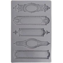 Molde Silicona 20,2 x 12,6 cm. Gris - Artis Decor.