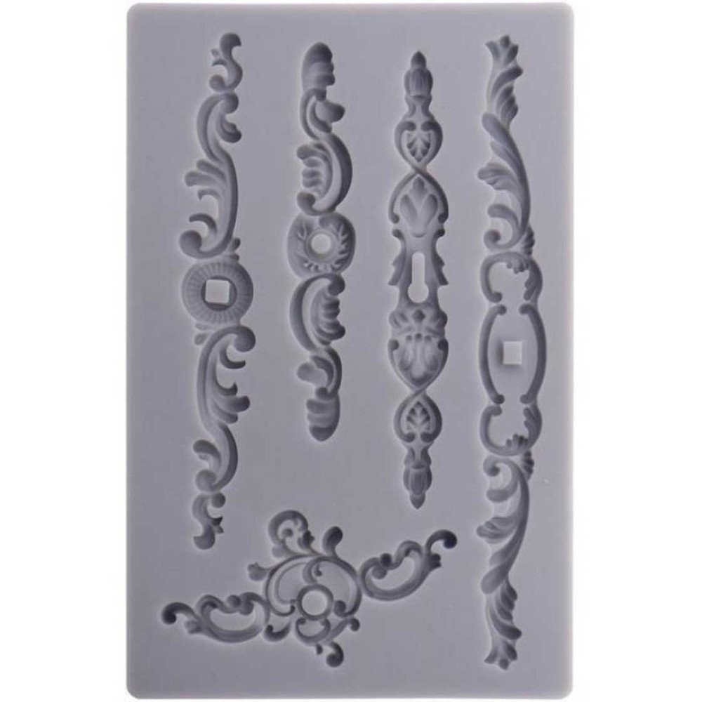 Molde Silicona 20,2 x 12,6cm. Gris - Artis Decor.