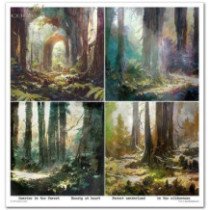 Colección Mysterious Forest. 31 x 32cm.