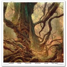 Colección Mysterious Forest. 31 x 32cm.