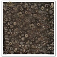 Set de papel para scrapbooking. Colección Steampunk - 31 x 32 cm