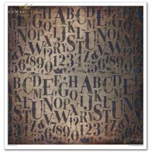 Set de papel para scrapbooking. Colección Steampunk - 31 x 32 cm