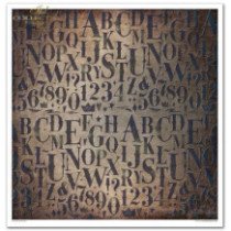 Set de papel para scrapbooking. Colección Steampunk - 31 x 32 cm