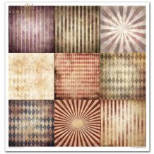 Set de papeles para Scrapbooking. Colección Carnaval - Pierrot Enamorado - 31 x 32 cm