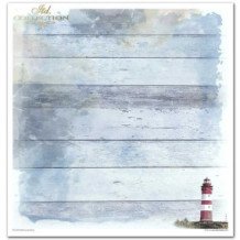 Set de papeles para scrapbooking. Colección Una Aventura a Vela - 31 x 32 cm.