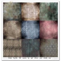 Set de papel para scrapbooking. Colección Gothic Stories 2 - 31 x 32 cm.