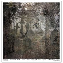 Set de papeles para scrapbooking. Colección Gothic Stories. 31 x 32cm.