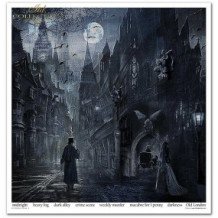 Set de papeles para scrapbooking. Colección Gothic Stories. 31 x 32cm.