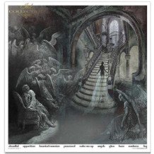 Set de papeles para scrapbooking. Colección Gothic Stories. 31 x 32cm.