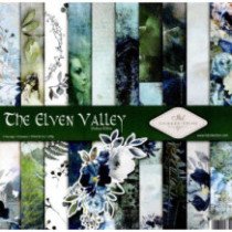 Set de papel para scrapbooking. Colección The Elven Valley- 31 x 32cm.