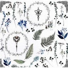 Set de papel para scrapbooking. Colección The Elven Valley- 31 x 32cm.