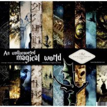 Set de papel para scrapbooking. Colección An undiscovered magical world - 31 x 32cm.