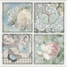Set de papel para scrapbooking. Azulejos de sueño. 10 hojas 30,5 x 30,5 cm (12" x 12") 2 caras