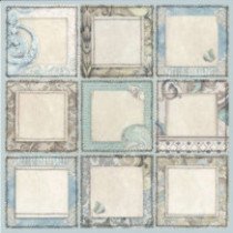 Set de papel para scrapbooking. Azulejos de sueño. 10 hojas 30,5 x 30,5 cm (12" x 12") 2 caras