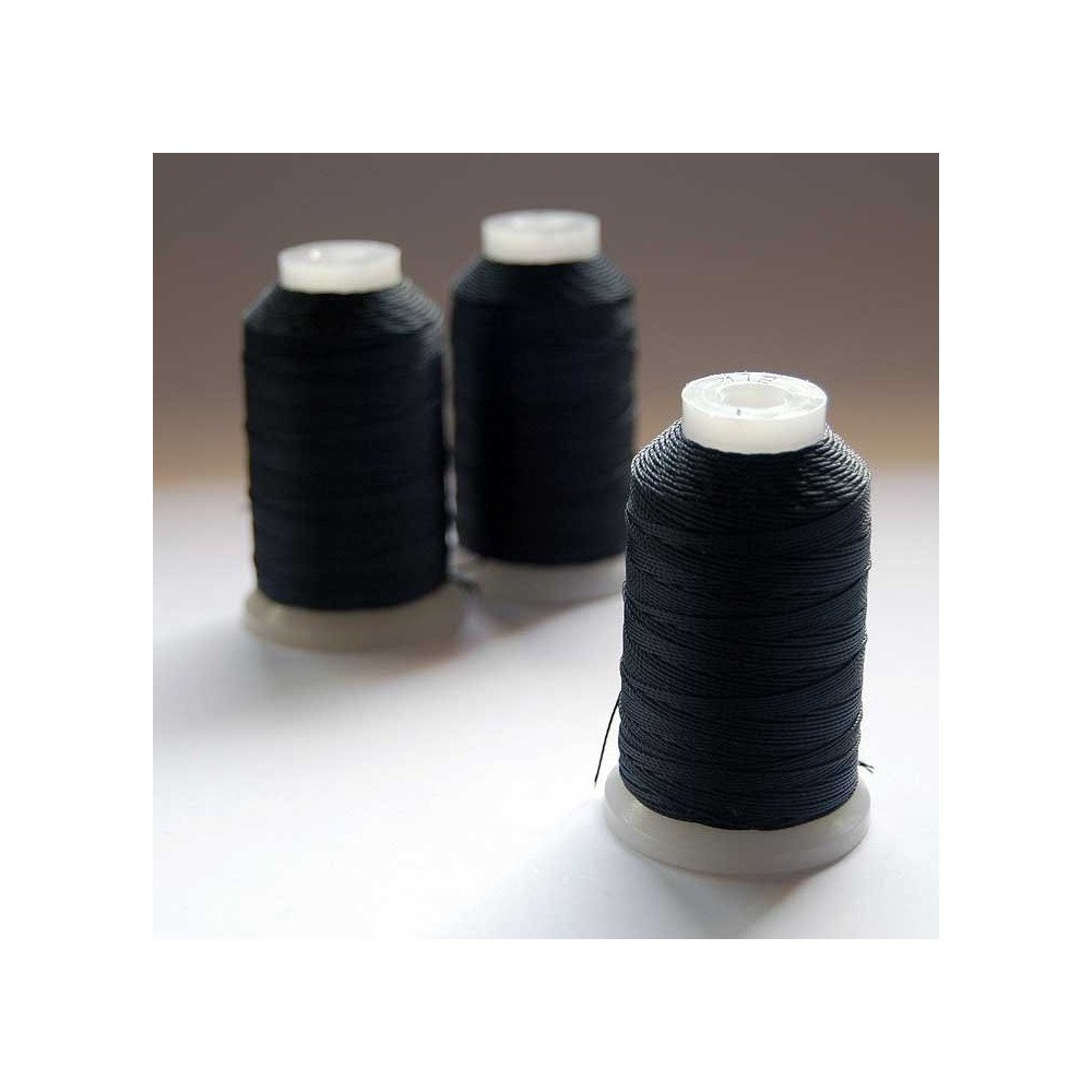 Bobina de Hilo de Nylon Negro 125 metros F#4 para manualidades