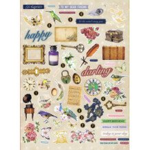 Die-cuts 138 piezas. Bird Song