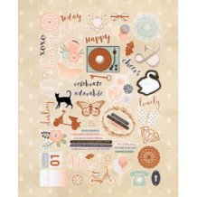 Die-cuts 55 piezas. Rosie´s in Style