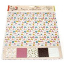 Set de 5 hojas Book Club 30 x 30