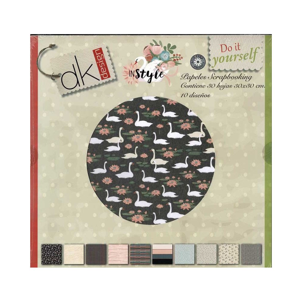 Bloc de 30 hojas Rosie's in Style 30 x 30 cm