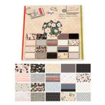 Bloc de 40 hojas para Scrapbooking Rosie´s in Style 15x15 cm