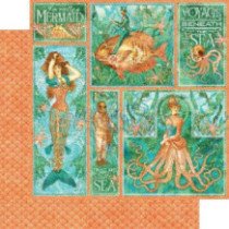 Graphic 45 Voyage Beneath the Sea Bloc 24 Hojas 12 x 12