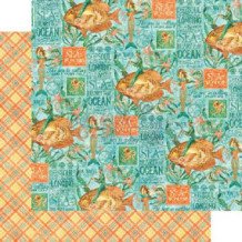 Graphic 45 Voyage Beneath the Sea Bloc 24 Hojas 12 x 12