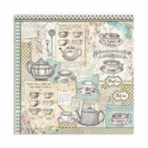 Bloc para Scrap Alice 22 hojas 30.5x30.5 (12 x 12 inch). Stamperia