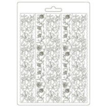 Molde de modelaje flexible tamaño A5. Alice Borders