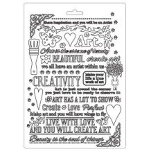 Molde de modelaje flexible tamaño A5. Atelier Escritura