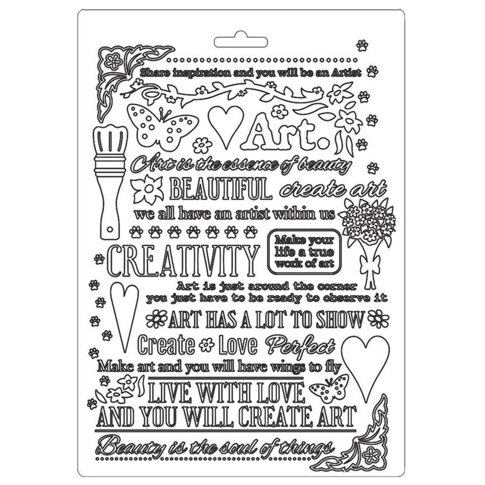 Molde de modelaje flexible tamaño A5. Atelier Escritura