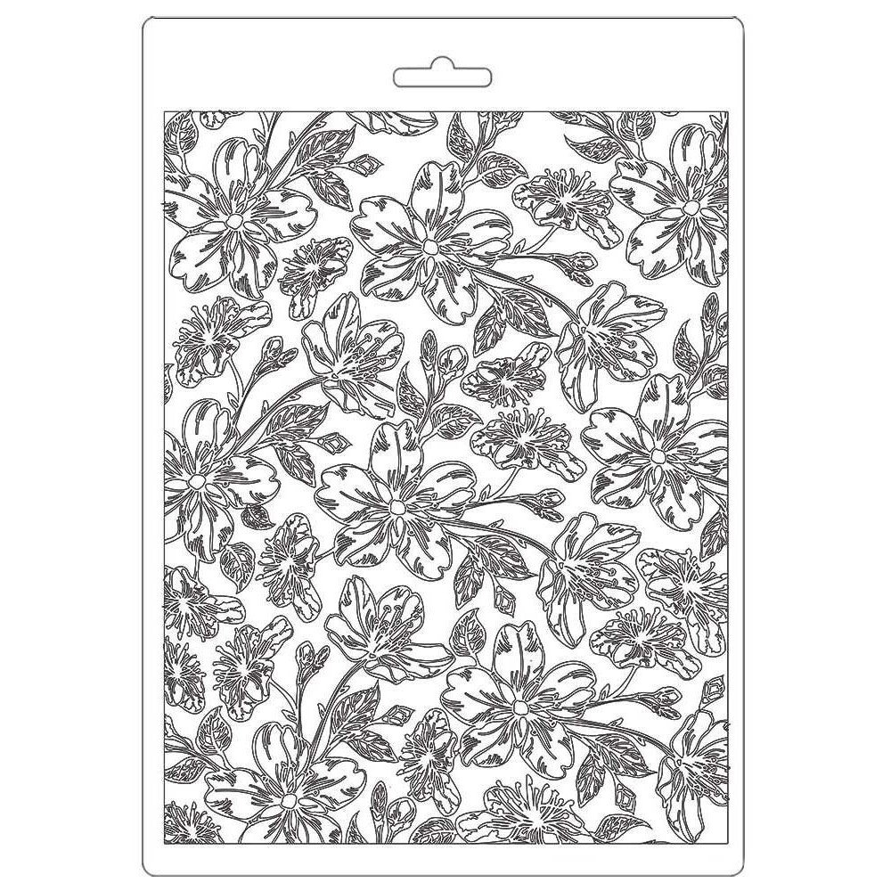 Molde de modelaje flexible tamaño A5. Atelier Van Gogh Flores