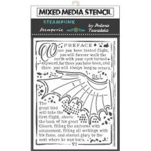 Stencil mix media cm 15 x 20. Sir Vagabond Alas - Antonis Tzanidakis