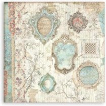 Alice in Wonderland and through the Loo. Bloc de Scrapbooking 10 hojas 20.3 x 20.3 (8 x 8)