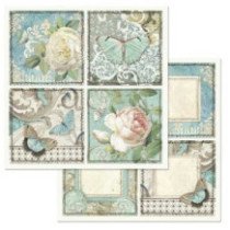 Azulejos de sueño. Bloc de Scrapbooking 10 hojas 20.3 x 20.3 (8 x 8) 2 caras