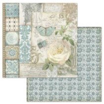 Azulejos de sueño. Bloc de Scrapbooking 10 hojas 20.3 x 20.3 (8 x 8) 2 caras