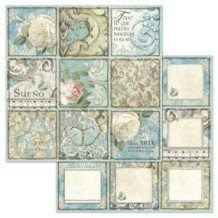 Azulejos de sueño. Bloc de Scrapbooking 10 hojas 20.3 x 20.3 (8 x 8) 2 caras