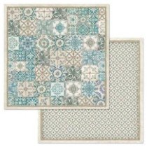 Azulejos de sueño. Bloc de Scrapbooking 10 hojas 20.3 x 20.3 (8 x 8) 2 caras