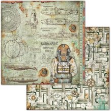 Sea World. Bloc de Scrapbooking 10 hojas 20.3 x 20.3 (8 x 8) 2 caras