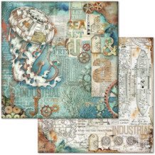 Sea World. Bloc de Scrapbooking 10 hojas 20.3 x 20.3 (8 x 8) 2 caras