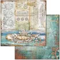 Sea World. Bloc de Scrapbooking 10 hojas 20.3 x 20.3 (8 x 8) 2 caras