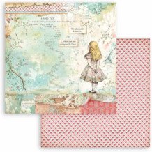 Alicia a través del espejo (Alice Through the Looking Glass). Bloc de Scrapbooking 22 hojas 30.5x30.5 (12x12)