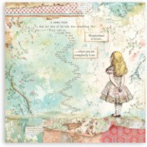 Alicia a través del espejo (Alice Through the Looking Glass). Bloc de Scrapbooking 22 hojas 30.5x30.5 (12x12)