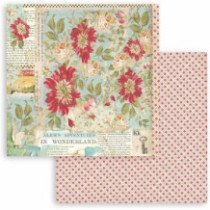 Alicia a través del espejo (Alice Through the Looking Glass). Bloc de Scrapbooking 22 hojas 30.5x30.5 (12x12)