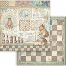 Alicia a través del espejo (Alice Through the Looking Glass). Bloc de Scrapbooking 10 hojas 30.5x30.5 (12x12)