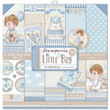 Little Boy. Bloc de Scrapbooking 10 hojas 30.5x30.5 (12x12) - Tatiana Antonicelli