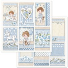 Little Boy. Bloc de Scrapbooking 10 hojas 30.5x30.5 (12x12) - Tatiana Antonicelli