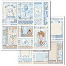 Little Boy. Bloc de Scrapbooking 10 hojas 30.5x30.5 (12x12) - Tatiana Antonicelli
