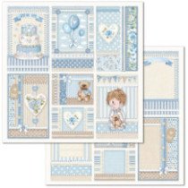 Little Boy. Bloc de Scrapbooking 10 hojas 30.5x30.5 (12x12) - Tatiana Antonicelli