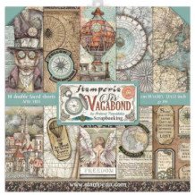 Sir Vagabond. Stamperia Bloc de Scrapbooking 10 hojas 30.5x30.5 (12x12) - Antonis Tzanidakis