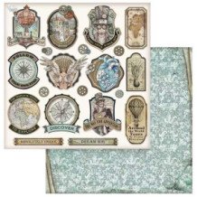 Sir Vagabond. Stamperia Bloc de Scrapbooking 10 hojas 30.5x30.5 (12x12) - Antonis Tzanidakis